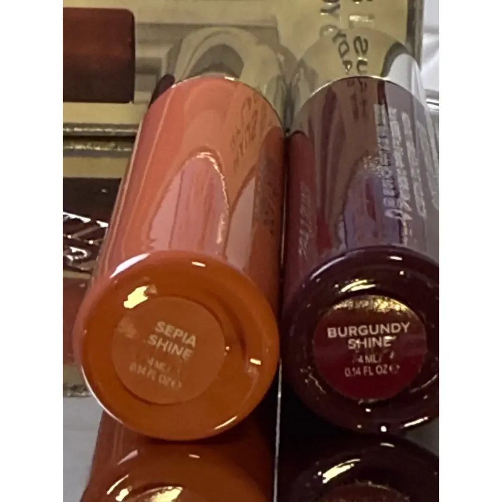 Haus Labs by Lady Gaga Atomic Shake Lip Lacquer DUO SEPIA SHINE & BURGUNDY SHINE